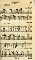 Picture 8 of 17 from Grund-richtiger/kurtz/leicht und nothiger Unterricht der musicalischen Kunst/ wie man fuglich und in kurtzer Zeit Choral und Figural singen/ den General-Bass tractiren/ und componiren lernen soll ... (1687), leaf 117