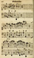 An illustration from Grund-richtiger/kurtz/leicht und nothiger Unterricht der musicalischen Kunst/ wie man fuglich und in kurtzer Zeit Choral und Figural singen/ den General-Bass tractiren/ und componiren lernen soll ... (1687)