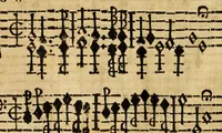 An illustration from Grund-richtiger/kurtz/leicht und nothiger Unterricht der musicalischen Kunst/ wie man fuglich und in kurtzer Zeit Choral und Figural singen/ den General-Bass tractiren/ und componiren lernen soll ... (1687)