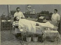 An illustration from Grundriss und Atlas der allgemeinen Chirurgie (1905)