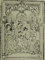 An illustration from Gruppierungsversuche im Bereiche des ältesten Holzschnittes (1911)