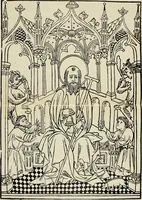 An illustration from Gruppierungsversuche im Bereiche des ältesten Holzschnittes (1911)