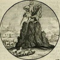 An illustration from Gryphus principalis, sive, Typus boni principis : XII titulis repræsentatus et reverendissimo ... Ioanni Philippo, S.R.I. principi, episcopo Herbipolensi ... oblatus humillime (1712)