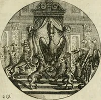 Picture 57 of 87 from Gryphus principalis, sive, Typus boni principis : XII titulis repræsentatus et reverendissimo ... Ioanni Philippo, S.R.I. principi, episcopo Herbipolensi ... oblatus humillime (1712), leaf 224