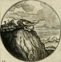 An illustration from Gryphus principalis, sive, Typus boni principis : XII titulis repræsentatus et reverendissimo ... Ioanni Philippo, S.R.I. principi, episcopo Herbipolensi ... oblatus humillime (1712)