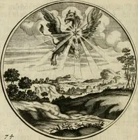 An illustration from Gryphus principalis, sive, Typus boni principis : XII titulis repræsentatus et reverendissimo ... Ioanni Philippo, S.R.I. principi, episcopo Herbipolensi ... oblatus humillime (1712)