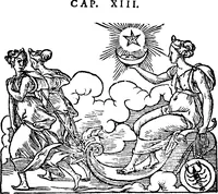An illustration from Chiromantia. (1546)