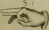 An illustration from Reduction de las letras y arte para enseñar a [h]ablar los mudos (1620)