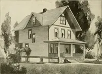 Picture 230 of 539 from Guaranteed building plans with interior views and details : a standard collection of new, original and artistic designs of cottages, bungalows, residences and flats of frame, brick, cement, plaster, concrete blocks, hollow tile, stucco, etc. and farm buildings of all descriptions together with interior and exterior details and interior views arranged and described by William A. Radford. (1915), leaf 107