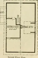 An illustration from Guaranteed building plans with interior views and details : a standard collection of new, original and artistic designs of cottages, bungalows, residences and flats of frame, brick, cement, plaster, concrete blocks, hollow tile, stucco, etc. and farm buildings of all descriptions together with interior and exterior details and interior views arranged and described by William A. Radford. (1915)
