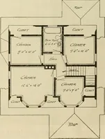 Picture 259 of 539 from Guaranteed building plans with interior views and details : a standard collection of new, original and artistic designs of cottages, bungalows, residences and flats of frame, brick, cement, plaster, concrete blocks, hollow tile, stucco, etc. and farm buildings of all descriptions together with interior and exterior details and interior views arranged and described by William A. Radford. (1915), leaf 117