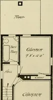 An illustration from Guaranteed building plans with interior views and details : a standard collection of new, original and artistic designs of cottages, bungalows, residences and flats of frame, brick, cement, plaster, concrete blocks, hollow tile, stucco, etc. and farm buildings of all descriptions together with interior and exterior details and interior views arranged and described by William A. Radford. (1915)
