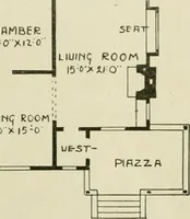 Picture 20 of 539 from Guaranteed building plans with interior views and details : a standard collection of new, original and artistic designs of cottages, bungalows, residences and flats of frame, brick, cement, plaster, concrete blocks, hollow tile, stucco, etc. and farm buildings of all descriptions together with interior and exterior details and interior views arranged and described by William A. Radford. (1915), leaf 14