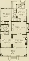 Picture 310 of 539 from Guaranteed building plans with interior views and details : a standard collection of new, original and artistic designs of cottages, bungalows, residences and flats of frame, brick, cement, plaster, concrete blocks, hollow tile, stucco, etc. and farm buildings of all descriptions together with interior and exterior details and interior views arranged and described by William A. Radford. (1915), leaf 140