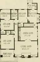 Picture 347 of 539 from Guaranteed building plans with interior views and details : a standard collection of new, original and artistic designs of cottages, bungalows, residences and flats of frame, brick, cement, plaster, concrete blocks, hollow tile, stucco, etc. and farm buildings of all descriptions together with interior and exterior details and interior views arranged and described by William A. Radford. (1915), leaf 160
