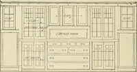An illustration from Guaranteed building plans with interior views and details : a standard collection of new, original and artistic designs of cottages, bungalows, residences and flats of frame, brick, cement, plaster, concrete blocks, hollow tile, stucco, etc. and farm buildings of all descriptions together with interior and exterior details and interior views arranged and described by William A. Radford. (1915)