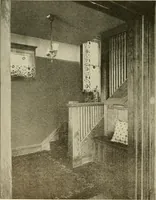 An illustration from Guaranteed building plans with interior views and details : a standard collection of new, original and artistic designs of cottages, bungalows, residences and flats of frame, brick, cement, plaster, concrete blocks, hollow tile, stucco, etc. and farm buildings of all descriptions together with interior and exterior details and interior views arranged and described by William A. Radford. (1915)