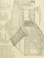 An illustration from Guaranteed building plans with interior views and details : a standard collection of new, original and artistic designs of cottages, bungalows, residences and flats of frame, brick, cement, plaster, concrete blocks, hollow tile, stucco, etc. and farm buildings of all descriptions together with interior and exterior details and interior views arranged and described by William A. Radford. (1915)