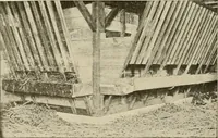 An illustration from Guaranteed building plans with interior views and details : a standard collection of new, original and artistic designs of cottages, bungalows, residences and flats of frame, brick, cement, plaster, concrete blocks, hollow tile, stucco, etc. and farm buildings of all descriptions together with interior and exterior details and interior views arranged and described by William A. Radford. (1915)