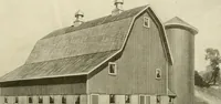 An illustration from Guaranteed building plans with interior views and details : a standard collection of new, original and artistic designs of cottages, bungalows, residences and flats of frame, brick, cement, plaster, concrete blocks, hollow tile, stucco, etc. and farm buildings of all descriptions together with interior and exterior details and interior views arranged and described by William A. Radford. (1915)