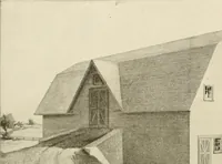 An illustration from Guaranteed building plans with interior views and details : a standard collection of new, original and artistic designs of cottages, bungalows, residences and flats of frame, brick, cement, plaster, concrete blocks, hollow tile, stucco, etc. and farm buildings of all descriptions together with interior and exterior details and interior views arranged and described by William A. Radford. (1915)