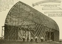 An illustration from Guaranteed building plans with interior views and details : a standard collection of new, original and artistic designs of cottages, bungalows, residences and flats of frame, brick, cement, plaster, concrete blocks, hollow tile, stucco, etc. and farm buildings of all descriptions together with interior and exterior details and interior views arranged and described by William A. Radford. (1915)