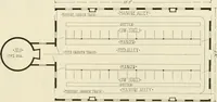 An illustration from Guaranteed building plans with interior views and details : a standard collection of new, original and artistic designs of cottages, bungalows, residences and flats of frame, brick, cement, plaster, concrete blocks, hollow tile, stucco, etc. and farm buildings of all descriptions together with interior and exterior details and interior views arranged and described by William A. Radford. (1915)