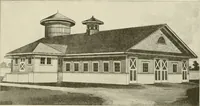 An illustration from Guaranteed building plans with interior views and details : a standard collection of new, original and artistic designs of cottages, bungalows, residences and flats of frame, brick, cement, plaster, concrete blocks, hollow tile, stucco, etc. and farm buildings of all descriptions together with interior and exterior details and interior views arranged and described by William A. Radford. (1915)