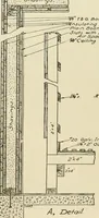 An illustration from Guaranteed building plans with interior views and details : a standard collection of new, original and artistic designs of cottages, bungalows, residences and flats of frame, brick, cement, plaster, concrete blocks, hollow tile, stucco, etc. and farm buildings of all descriptions together with interior and exterior details and interior views arranged and described by William A. Radford. (1915)