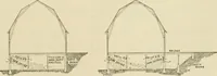 An illustration from Guaranteed building plans with interior views and details : a standard collection of new, original and artistic designs of cottages, bungalows, residences and flats of frame, brick, cement, plaster, concrete blocks, hollow tile, stucco, etc. and farm buildings of all descriptions together with interior and exterior details and interior views arranged and described by William A. Radford. (1915)