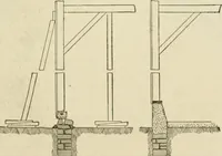 An illustration from Guaranteed building plans with interior views and details : a standard collection of new, original and artistic designs of cottages, bungalows, residences and flats of frame, brick, cement, plaster, concrete blocks, hollow tile, stucco, etc. and farm buildings of all descriptions together with interior and exterior details and interior views arranged and described by William A. Radford. (1915)