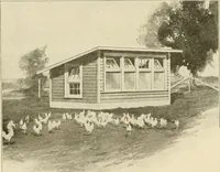 An illustration from Guaranteed building plans with interior views and details : a standard collection of new, original and artistic designs of cottages, bungalows, residences and flats of frame, brick, cement, plaster, concrete blocks, hollow tile, stucco, etc. and farm buildings of all descriptions together with interior and exterior details and interior views arranged and described by William A. Radford. (1915)