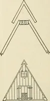 An illustration from Guaranteed building plans with interior views and details : a standard collection of new, original and artistic designs of cottages, bungalows, residences and flats of frame, brick, cement, plaster, concrete blocks, hollow tile, stucco, etc. and farm buildings of all descriptions together with interior and exterior details and interior views arranged and described by William A. Radford. (1915)