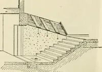 An illustration from Guaranteed building plans with interior views and details : a standard collection of new, original and artistic designs of cottages, bungalows, residences and flats of frame, brick, cement, plaster, concrete blocks, hollow tile, stucco, etc. and farm buildings of all descriptions together with interior and exterior details and interior views arranged and described by William A. Radford. (1915)