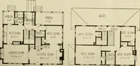 Picture 46 of 539 from Guaranteed building plans with interior views and details : a standard collection of new, original and artistic designs of cottages, bungalows, residences and flats of frame, brick, cement, plaster, concrete blocks, hollow tile, stucco, etc. and farm buildings of all descriptions together with interior and exterior details and interior views arranged and described by William A. Radford. (1915), leaf 26