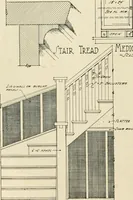 An illustration from Guaranteed building plans with interior views and details : a standard collection of new, original and artistic designs of cottages, bungalows, residences and flats of frame, brick, cement, plaster, concrete blocks, hollow tile, stucco, etc. and farm buildings of all descriptions together with interior and exterior details and interior views arranged and described by William A. Radford. (1915)