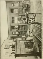 An illustration from Guaranteed building plans with interior views and details : a standard collection of new, original and artistic designs of cottages, bungalows, residences and flats of frame, brick, cement, plaster, concrete blocks, hollow tile, stucco, etc. and farm buildings of all descriptions together with interior and exterior details and interior views arranged and described by William A. Radford. (1915)