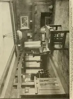 An illustration from Guaranteed building plans with interior views and details : a standard collection of new, original and artistic designs of cottages, bungalows, residences and flats of frame, brick, cement, plaster, concrete blocks, hollow tile, stucco, etc. and farm buildings of all descriptions together with interior and exterior details and interior views arranged and described by William A. Radford. (1915)