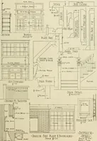 An illustration from Guaranteed building plans with interior views and details : a standard collection of new, original and artistic designs of cottages, bungalows, residences and flats of frame, brick, cement, plaster, concrete blocks, hollow tile, stucco, etc. and farm buildings of all descriptions together with interior and exterior details and interior views arranged and described by William A. Radford. (1915)