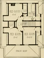Picture 193 of 539 from Guaranteed building plans with interior views and details : a standard collection of new, original and artistic designs of cottages, bungalows, residences and flats of frame, brick, cement, plaster, concrete blocks, hollow tile, stucco, etc. and farm buildings of all descriptions together with interior and exterior details and interior views arranged and described by William A. Radford. (1915), leaf 91