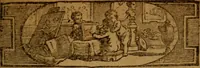 An illustration from Catalogue d'une précieuse collection de tableaux, et d'objets rares et curieux : tels que Pietro Perrugin, André Solario, Gobbo des Carraches ... le tout provenant du cabinet de M. le duc de Ch*** (1787)