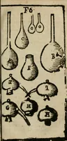 An illustration from Guida alla chimica : che suo mezzo conduce gl'affetionati alle operationi sopra ogni corpo misto animale, minerale, ò vegetabile : dichiarando come s'estraggono i toro sali, ogli, essenze, magisterij, mercurij, etc. ... et in quest' vltima impressione ampliata di nuoue aggiunte, & figure ... : et con la regola per metter le figure à suo loco posta nel fine (1706)