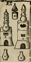 An illustration from Guida alla chimica : che suo mezzo conduce gl'affetionati alle operationi sopra ogni corpo misto animale, minerale, ò vegetabile : dichiarando come s'estraggono i toro sali, ogli, essenze, magisterij, mercurij, etc. ... et in quest' vltima impressione ampliata di nuoue aggiunte, & figure ... : et con la regola per metter le figure à suo loco posta nel fine (1706)
