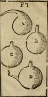 An illustration from Guida alla chimica : che suo mezzo conduce gl'affetionati alle operationi sopra ogni corpo misto animale, minerale, ò vegetabile : dichiarando come s'estraggono i toro sali, ogli, essenze, magisterij, mercurij, etc. ... et in quest' vltima impressione ampliata di nuoue aggiunte, & figure ... : et con la regola per metter le figure à suo loco posta nel fine (1706)