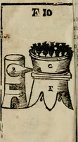 Picture 36 of 38 from Guida alla chimica : che suo mezzo conduce gl'affetionati alle operationi sopra ogni corpo misto animale, minerale, ò vegetabile : dichiarando come s'estraggono i toro sali, ogli, essenze, magisterij, mercurij, etc. ... et in quest' vltima impressione ampliata di nuoue aggiunte, & figure ... : et con la regola per metter le figure à suo loco posta nel fine (1706), leaf 613