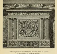 An illustration from Guide artistique & historique au Palais de Fontainebleau (1889)