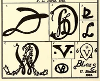 An illustration from Guide de l'amateur de porcelaines et de faiences (y compris grès et terres cuites) : collection complète des marques de porcelaines, de faiences et de poteries anciennes (1910)