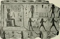An illustration from A guide to the Egyptian galleries (sculpture). With 39 plates and 46 illustrations in the text (1909)
