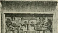 An illustration from A guide to the Egyptian galleries (sculpture). With 39 plates and 46 illustrations in the text (1909)