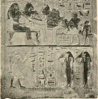 An illustration from A guide to the Egyptian galleries : (sculpture) (1909)
